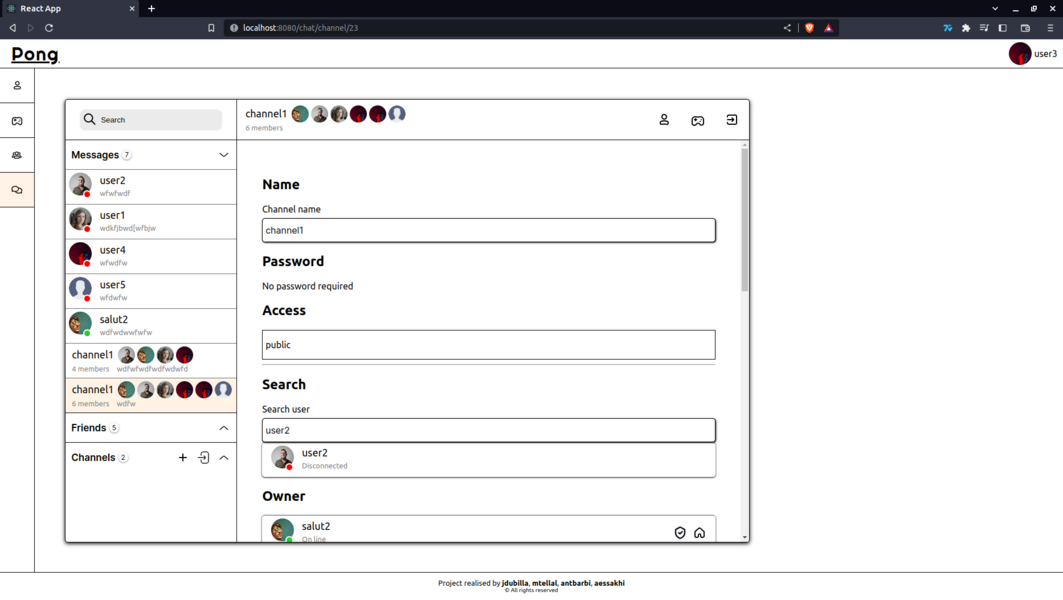transcendance channel page